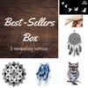 Best-Sellers Box - 5 temporary tattoos + an extra gift