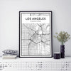 Minimalist LOS ANGELES City Map