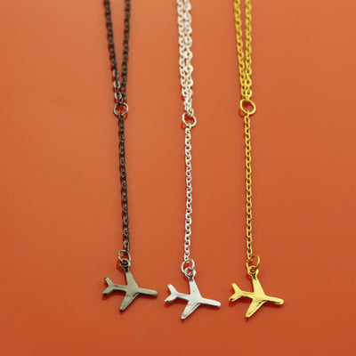 Airplane Pendant Necklace