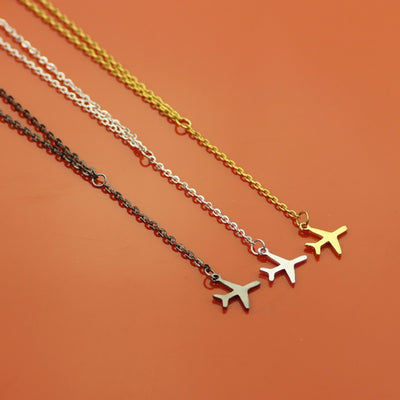 Airplane Pendant Necklace