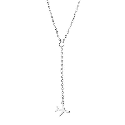 Airplane Pendant Necklace