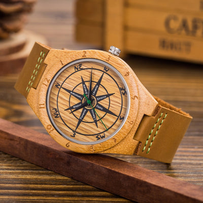 ROSA DEI VENTI WOODEN WATCH