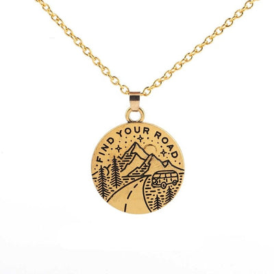 Find Your Road Necklace