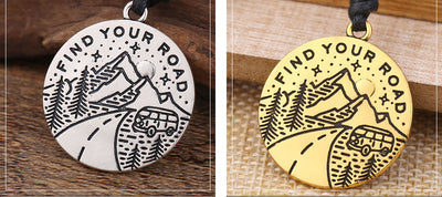 Find Your Road Necklace